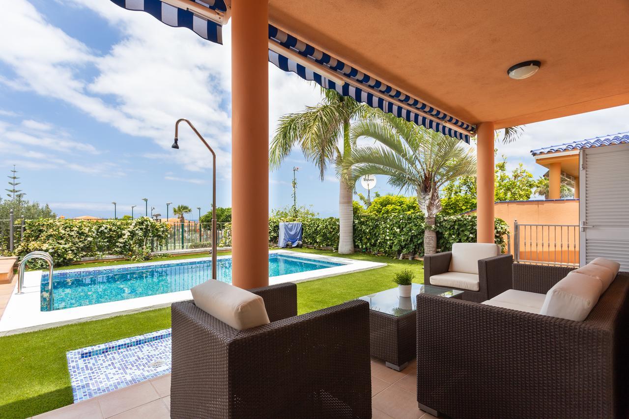 Maravillosa Villa De Lujo Con Piscina Privada Puerto de Santiago  Luaran gambar